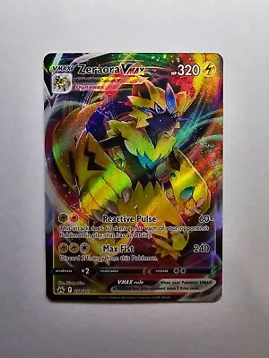 Zeraora VMAX - Crown Zenith 054/159 - Ultra Rare Pokemon Card Near Mint • $3.75