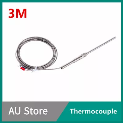 Temperature Controller Sensor K-Type Screw Thermocouple Control Probe 3M AU • $12.69