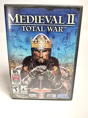 Medieval II 2 Total War -Windows PC Computer Game CIB Map Book 2 Disc Set • $10