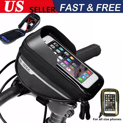 Bicycle Motor Bike Waterproof Phone Case Mount Holder For All Mobile Phones Uk • $12.99