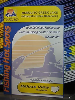 OH Mosquito Creek Lake M376 Detailed Fishing Map Chart GPS Points Guide • $12.20