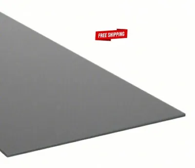 $19.98 • Buy 1/8  Thick  High Density Polyethylene Black Sheet  24  L X 24  W HDPE