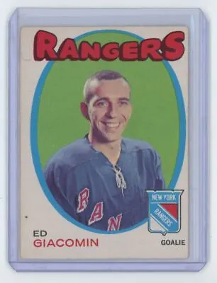 1971-72 O-Pee-Chee Ed Giacomin New York Rangers #220 • $3.80