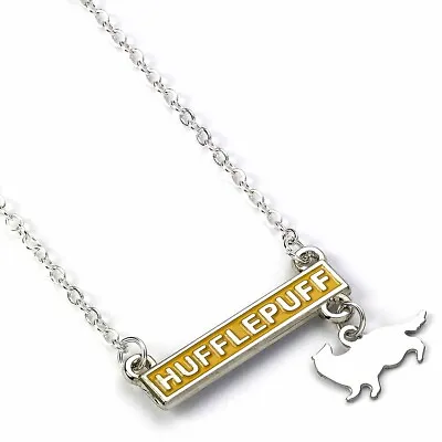 Harry Potter Hufflepuff Bar Necklace • $12.95