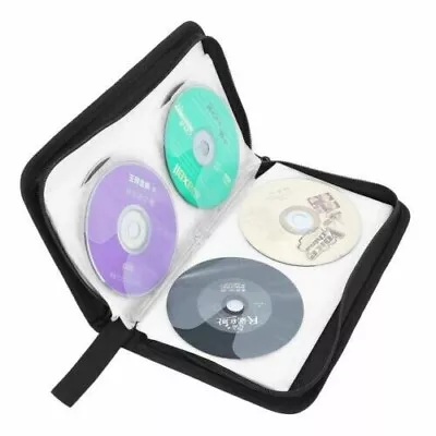 Car Storage Holder Case Wallet Organizer Portable Disc Cd Vcd Dvd Carry Bag 80X • £5.18