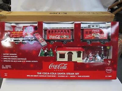 £81.77 • Buy K-line K-1309 Coca Cola Santa Steam Battery Operated Train Set O27 Ga 3 Rail Nib