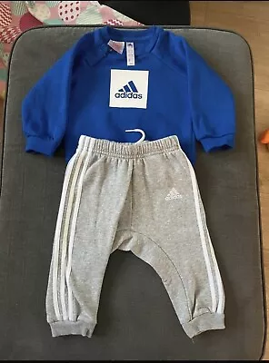 Boys Adidas Tracksuit 6-9 Months • £8