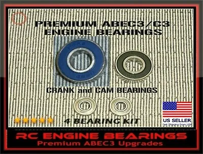 OS RC Engine BEARINGS ABEC3c3 56 FSA 52 Surpass OS FSA72 Engine  Magnum 52 XL FS • $7.89