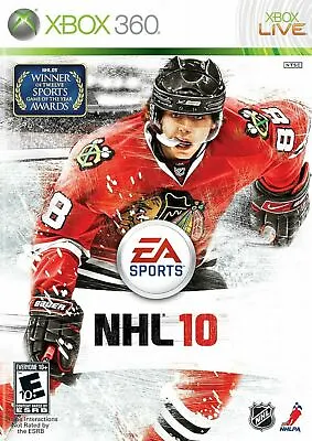 $4.90 • Buy XBOX 360 NHL 10 Video Game Hockey Tournament Action 1080p HD Multiplayer 2010