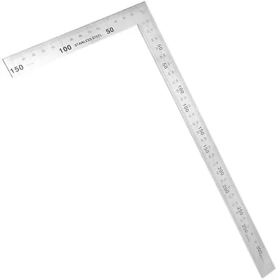 Right Angle Ruler 90 Degree L Shape Ruler Framing Square Ruler Metric 150 X 3... • $15.14