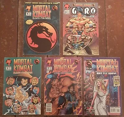 Midway Mortal Kombat Comics Fair To Good Condition. Five Comics In Total. • $40