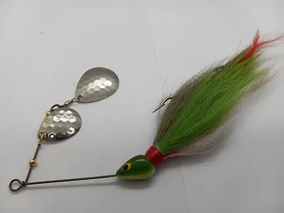 6  CJ's Small Perch Tandem Blade Spinnerbait Discontinued Rare Musky Lure • $21.99