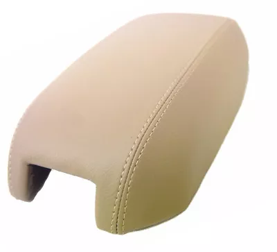 Fits 03-14 Volvo XC90 Synthetic Leather Beige Center Console Lid Armrest Cover • $21.09