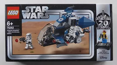 £54.99 • Buy Star Wars New Lego 75262 20th Anniversary Non Mint Imperial Dropship Misb Figs