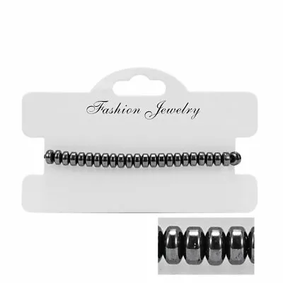 Men Women Magnetic Hematite Beads Bracelet Adjustable Bangle Lose Weight Jewelry • $1.92