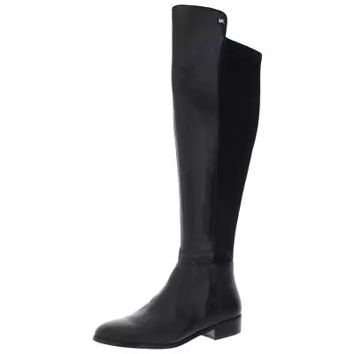 MICHAEL Michael Kors Womens Bromley Leather Tall Riding Boots Shoes BHFO 8406 • $149.99