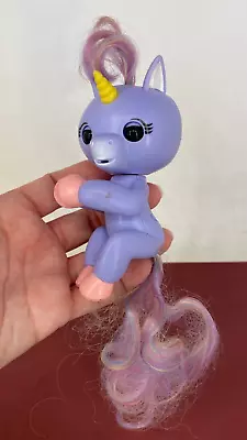 $15 • Buy Wowwee - Fingerlings - Purple Baby Unicorn STELLA - Interactive Pet