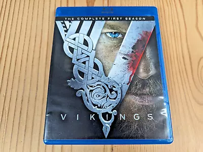 Vikings Complete First Season Blu-ray (2013) Travis Fimmel - EUC • $14.99