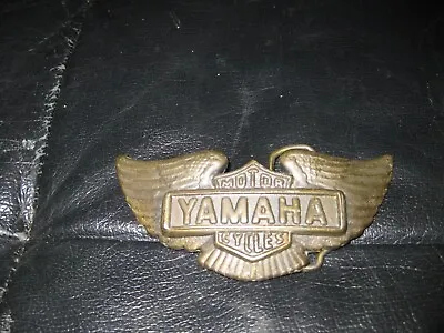 Yamaha Motor Cycles Belt Buckle Eagles Wings Vintage 1970s • $24.99