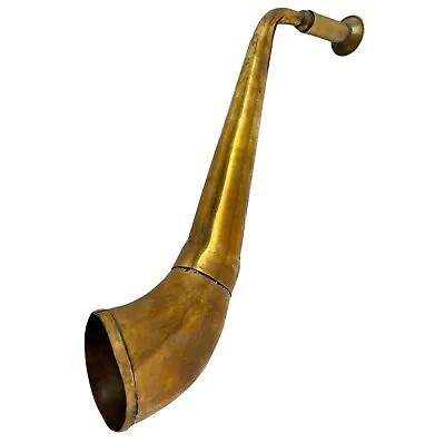 Ear Trumpet Pipe Stethoscope Signal Horn Fanfare Decoration 28cm Antique Style • £154.08