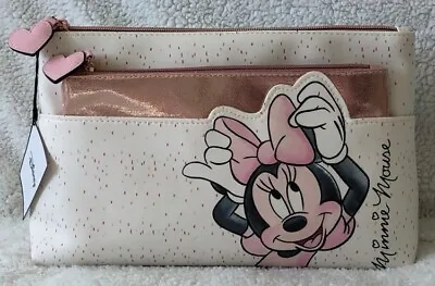 Disney @ Primark Minnie Mouse Twin Toiletry/Make-Up/Vanity/Travel Bag Set 💄🛫* • £13.99