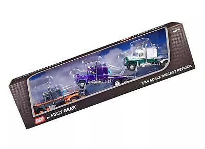 Mack R Sleeper Trio Set Of 3 Truck Tractors In Gray Purple And Green 1/64 Models • $142.94