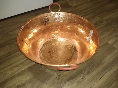 Mexican Pure Copper Pot For Carnitas Jamcandy And More.Caso. 18 Inches Wide.  • $179.95