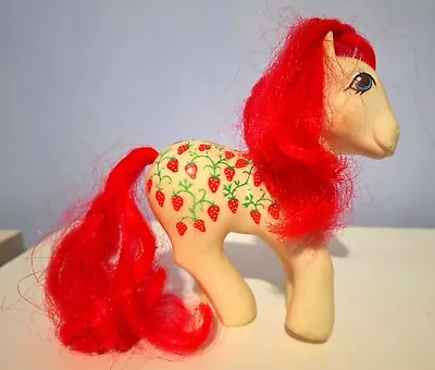 Vintage My Little Pony G1 - Sugarberry White Pink - Twice As Fancy • $49.95