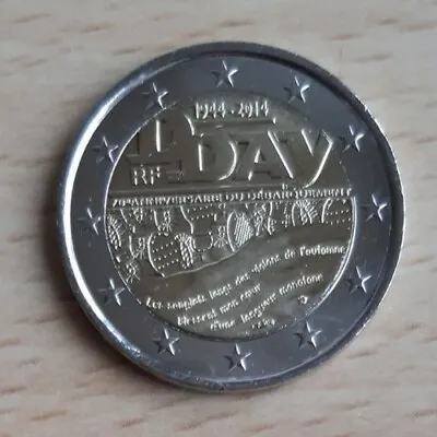 🇪🇺2 Euro Coin France D Day X 1 Uncirculated🇪🇺 • £3.99
