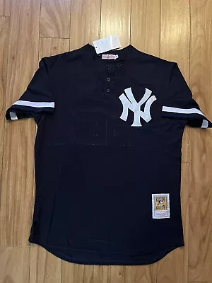 Mariano Rivera #42 New York Yankees Jersey Mesh 90’s BP 2 Button Pullover 40 M • $52.42