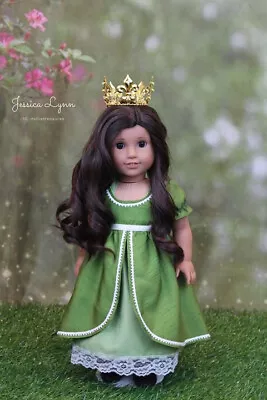 Doll Crown - Fleur De Lis Gold Emblem Mini For American Girl Or 18  Dolls • $24.95