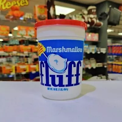 Marshmallow Fluff Vanilla Big Tub 454g USA Import • £7.99