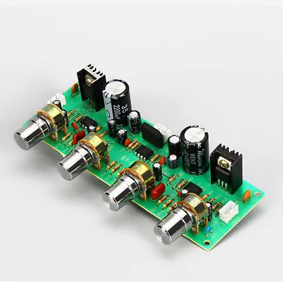 NEW HIFI Preamp Tone Board Bass Treble Volume Control Pre-amplifier Board Kit • $16.99