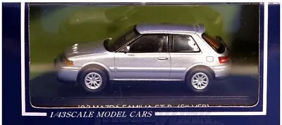 SAPI 1/43 MAZDA 323 FAMILIA GT-R 1992 Diecast Model Car Silver • $119.95