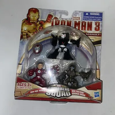 Iron Man 3 Superhero Squad Expo Air Assault Action Figure 3-Pack As Is • $16.74