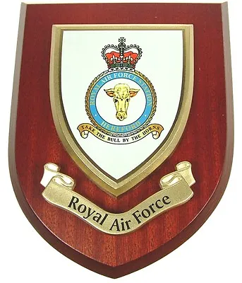 Raf Royal Air Force Station Hereford Classic Style Hand Made Mess Plaque • £21.99