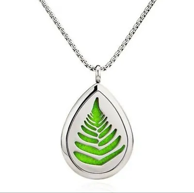 Pine Tree Drop Style Essential Oil Diffuser Necklace • $21.99