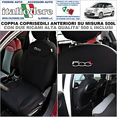 Fiat 500 Salvasedili - SOLO ANTERIORI - INSTALLAZIONE RAPIDA - Alta Qualita!