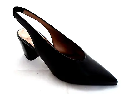 £44.95 • Buy Mascaro Black Leather Heels Slingback Ladies Shoes Womens Uk 3 - Eur 36