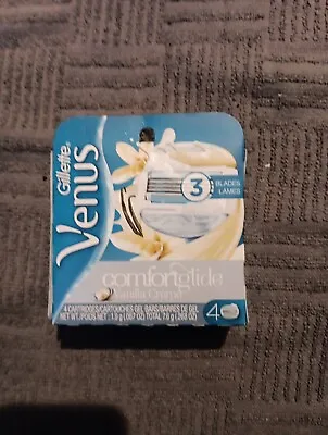 Gillette Venus  3 Blades Comfortglide Vanilla Creme 4 Ct (Y17) • $14.99