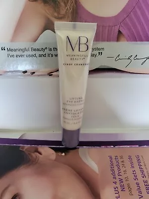 Meaningful Beauty Cindy Crawford Lifting Eye Creme Advanced Formula .5 Oz SEALED • $15