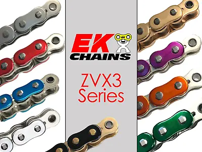 EK 520-ZVX3 Motorcycle Drive Chain (Specify Links And Color) Rivet Master Link • $148.44