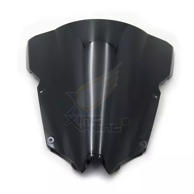 Black Windshield Windscreen Double Bubble For 2008-2010 Yamaha YZF R6 YZF-R6 • $25.51