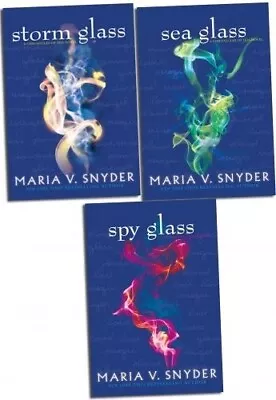 Maria V. Snyder Opal Cowan Trilogy 3 Books Collection Set Spy Glass Storm Glass • £25.99