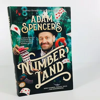 Adam Spencer's Number Land -Numbers PuzzlesTrivia And Awesomeness Free Post • $18.95
