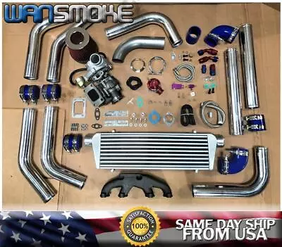 VW 2.0L 8V For Jetta Golf Passat Passat T3.63 Turbo Kit SS Manifold Intercooler • $708.50