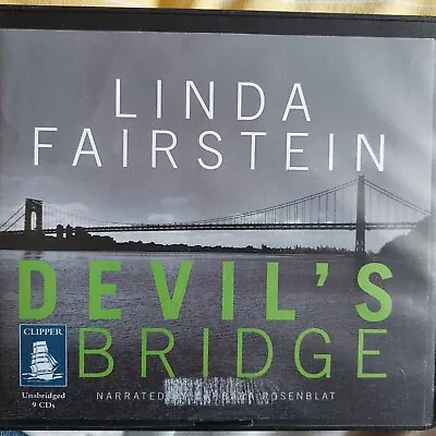  Audiobook - Devil's Bridge By Linda Fairstein - 9CDs Unabridged Talking Book  • £7