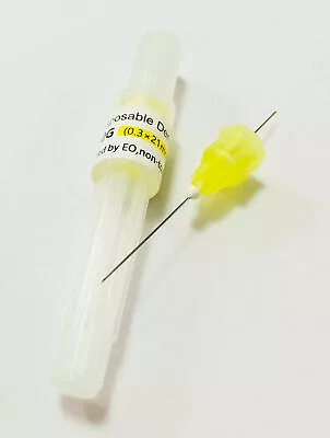 200Pcs Dental Disposable Syringe Tips Irrigation 30G 0.3X21mm Long • $27