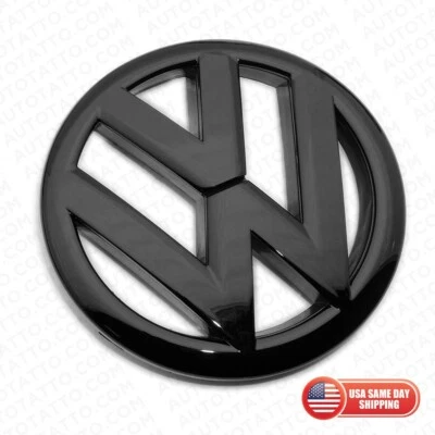$32.99 • Buy 2010-2014 Volkswagen VW Golf Mk6 GTI TSI TDI R20 Front Grille Logo Emblem Black