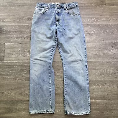 Vintage Y2K Levi's 517 Bootcut Distressed Jeans Men's 31x30 (29x30) Stonewash • $39.88